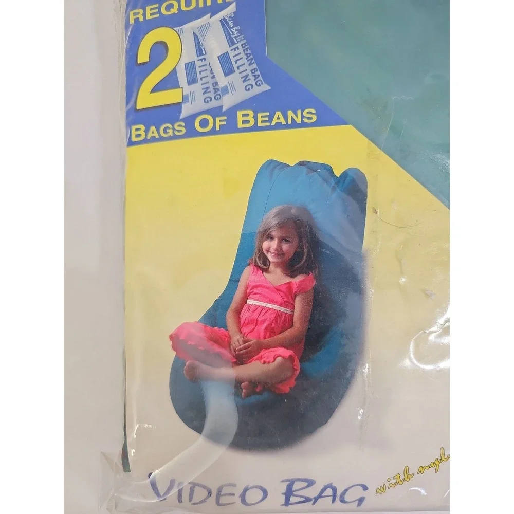 Bean Bag It Video Bag Chair U-Fill Bean Bag System Teal